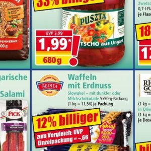 Waffeln bei Norma