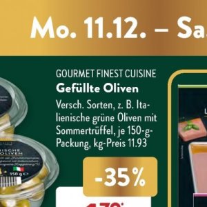 Oliven bei Aldi SÜD