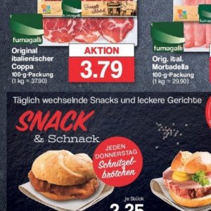 Snacks bei Famila Nord West