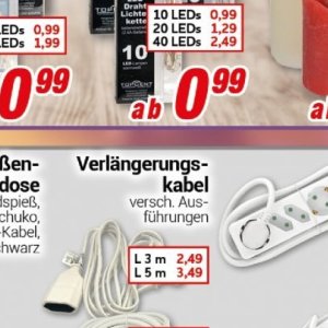 Kabel bei Centershop