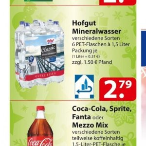 Mineralwasser bei Famila Nord Ost