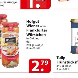 Frankfurter bei Famila Nord Ost