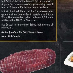 Fleisch bei Citti Markt