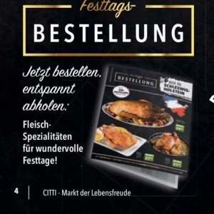 Fleisch bei Citti Markt