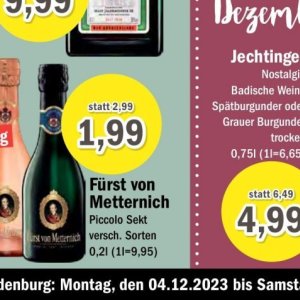 Sekt bei Aktiv Irma