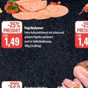 Paprika bei Feneberg