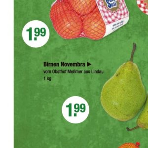 Birnen bei V-Markt