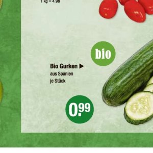 Gurken bei V-Markt