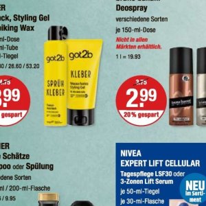 Gel bei V-Markt
