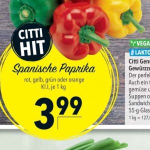Paprika bei Citti Markt