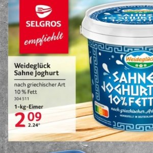 Joghurt bei Selgros