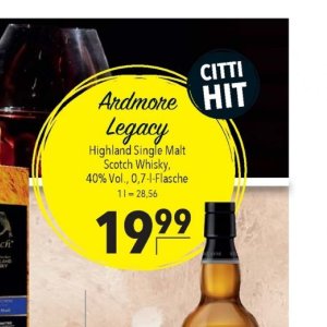Whisky bei Citti Markt