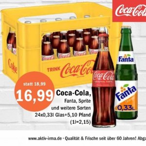 Coca-cola bei Aktiv Irma