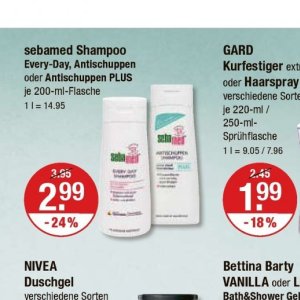 Shampoo bei V-Markt