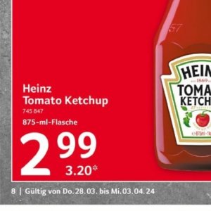 Ketchup bei Selgros