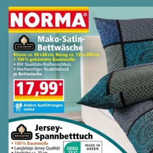 Bettwäsche bei Norma