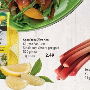 Zitronen bei Citti Markt