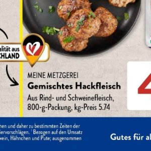 Hackfleisch bei Aldi SÜD