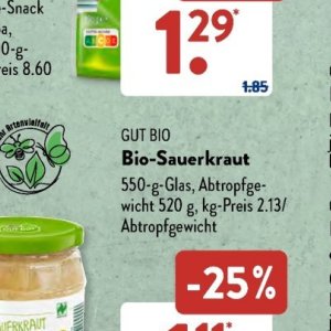 Glas bei Aldi SÜD