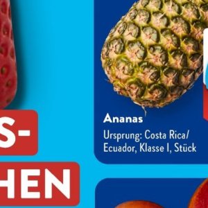 Ananas bei Aldi SÜD