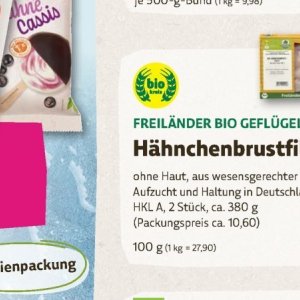 Hähnchenbrustfilet bei BioMarkt