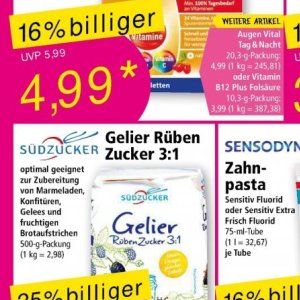 Zucker bei Norma