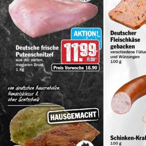 Putenschnitzel bei Hit