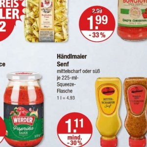 Senf bei V-Markt