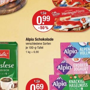 Schokolade bei V-Markt