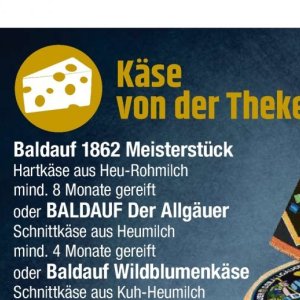 Käse bei V-Markt