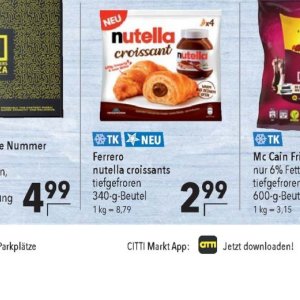 Croissants bei Citti Markt