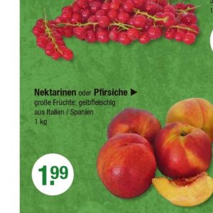 Nektarinen bei V-Markt