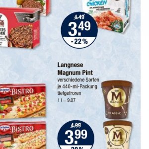 Magnum langnese bei V-Markt