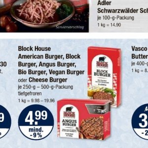 Burger bei V-Markt