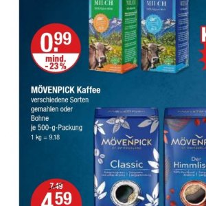 Kaffee bei V-Markt