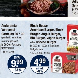 Burger bei V-Markt