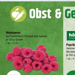 Himbeeren bei V-Markt