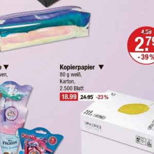 Kopierpapier bei V-Markt