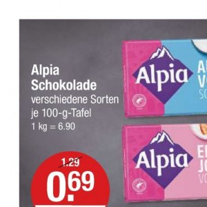 Schokolade bei V-Markt