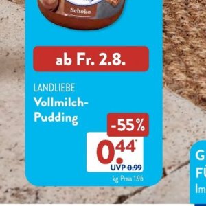 Pudding bei Aldi SÜD