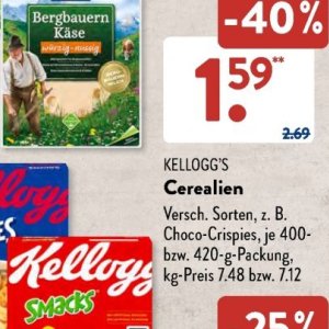 Cerealien bei Aldi SÜD