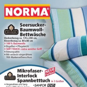 Bettwäsche bei Norma