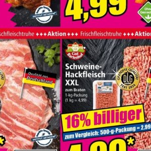 Hackfleisch bei Norma