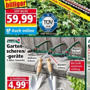 Gartenscheren bei Norma