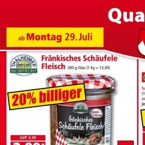 Fleisch bei Norma