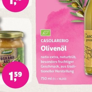 Olivenöl bei BioMarkt