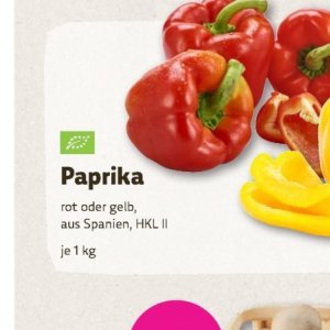 Paprika bei BioMarkt