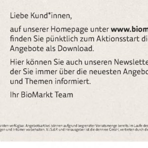 Grund bei BioMarkt