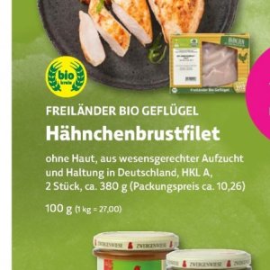 Hähnchenbrustfilet bei BioMarkt