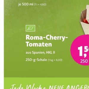 Tomaten bei BioMarkt